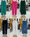 MB Plain Daily Wear Heavy Lycra Pleated Palazzo Wholesale Shop In Surat